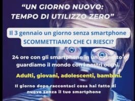 Il 3 gennaio senza smartphone. Un giorno nuovo: tempo di utilizzo zero