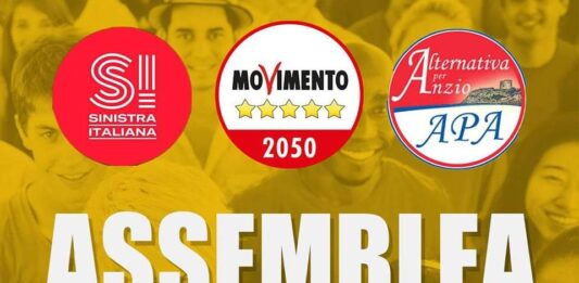 Anzio. Sabato 11, Assemblea pubblica congiunta Movimento 5 Stelle, Alternativa per Anzio e Sinistra Italiana