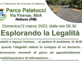 Nettuno.”Esplorando la legalità” domenica 12 marzo al parco Palatucci