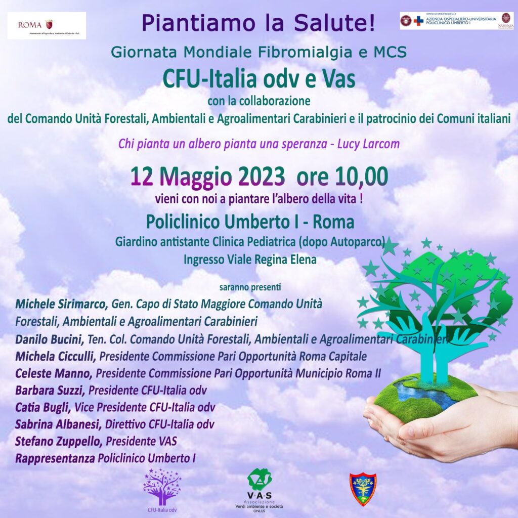 Roma. 12 maggio, 'Giornata Mondiale della Fibromialgia', il CFU-Italia ...
