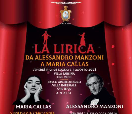 Anzio Estate Cultura 2023, il 14 luglio la prima dello spettacolo “Maria Callas: Vissi d’arte cercando l’amore”