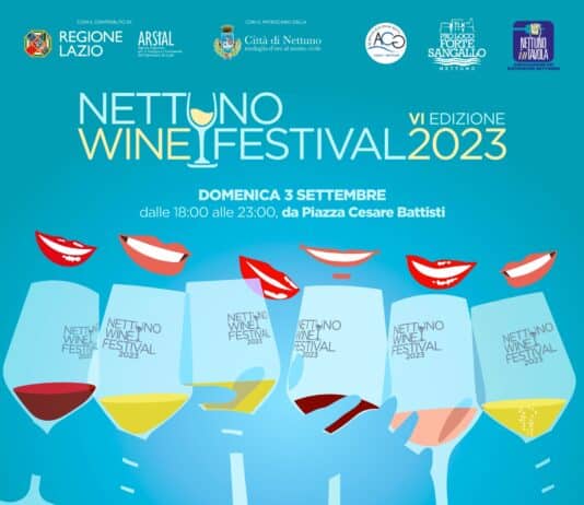 Il 3 settembre torna a Nettuno il “Wine festival”, protagonisti i vitigni autoctoni del Lazio e 27 ristoranti della città