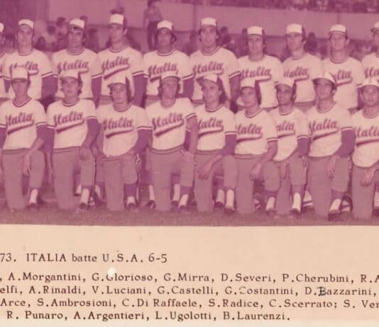 Il 2 settembre si celebra il 50° Anniversario la vittoria della Nazionale italiana di baseball sugli Stati Uniti