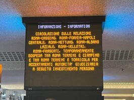 Treni bloccati a Termini, persona investita sui binari alla stazione Casilina