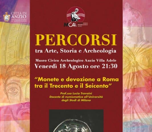 Anzio. Il 18 agosto al Museo Civico Archeologico “Monete e devozione a Roma tra il Trecento e il Seicento”
