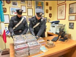 Fiumicino. Carabinieri, maxi sequestro cocaina per 5 milioni di euro, arrestato un 26enne
