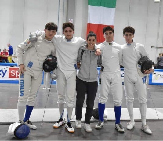 Bella prestazione del Circolo Scherma Anzio nella semifinale a Piacenza