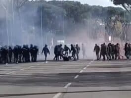 Roma. Scontri fuori stadio olimpico, capo ultrà arrestato e due fermati