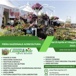 Dal 25 aprile al 1° maggio la Mostra Agricola CampoVerde, oltre 400 stand per la 37esima edizione 1
