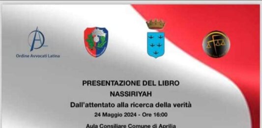 Aprilia. Il 24 maggio la presentazione del libro “Nassiriyah”