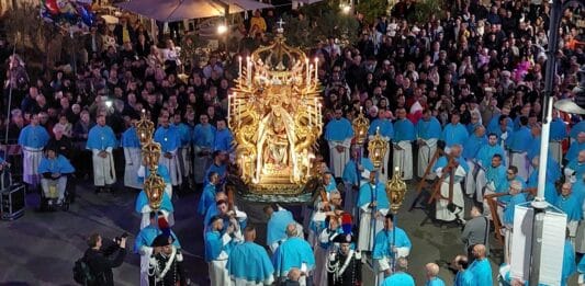 Grande folla a Nettuno alla processione in onore di “Nostra signora delle Grazie”