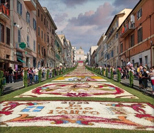 Dal 15 al 17 giugno l’infiorata di Genzano 2024