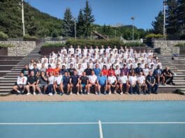 Il Circolo Scherma di Anzio al Villaggio Olimpico di Bardonecchia
