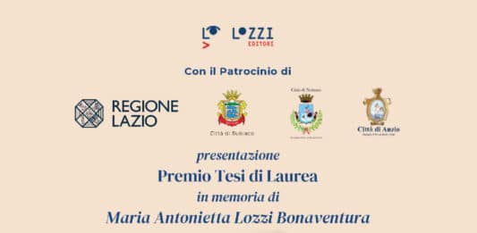 Il 12 ottobre a Subiaco la presentazione del premio dedicato alla memoria della prof. Maria Antonietta Lozzi Bonaventura