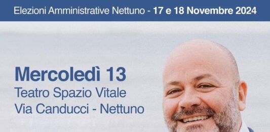 Nettuno. Mercoledì 13, Nicola Burrini: Vi aspetto tutti per chiudere tutti insieme questo meraviglioso percorso