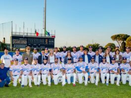 Il Nettuno Baseball 1945 veste di rosa contro la violenza sulle donne
