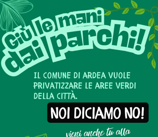 Aree verdi, Ardea Domani: vergognosa privatizzazione. Domenica assemblea pubblica al boschetto di Nuova Florida