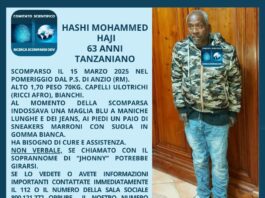 Scomparso da ieri, le ricerche tra Nettuno e Aprilia