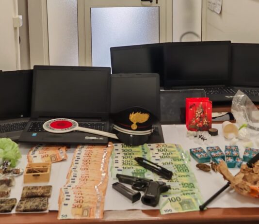 Velletri, cinque arresti per spaccio di stupefacenti e ricettazione