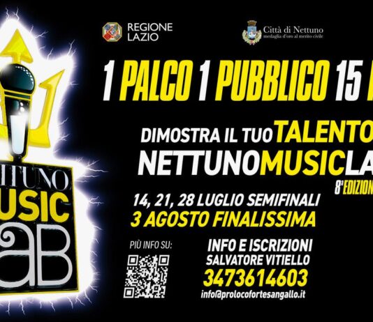 Torna il Nettuno Music Lab: al via l’ottava edizione del contest musicale dell’estate