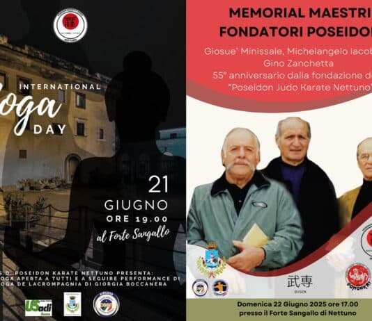 Nettuno. Il 21 e 22 giugno al Forte Sangallo gli eventi della Poseidon Judo Karate Nettuno