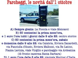 Anzio. Parcheggi, dal 1 ottobre nuove modalità. Buscemi: “Verso una gestione centralizzata”