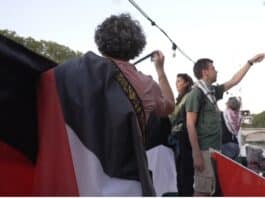 Battello sul Tevere in solidarietà della Global Sumud Flotilla: contro il genocidio in corso a Gaza