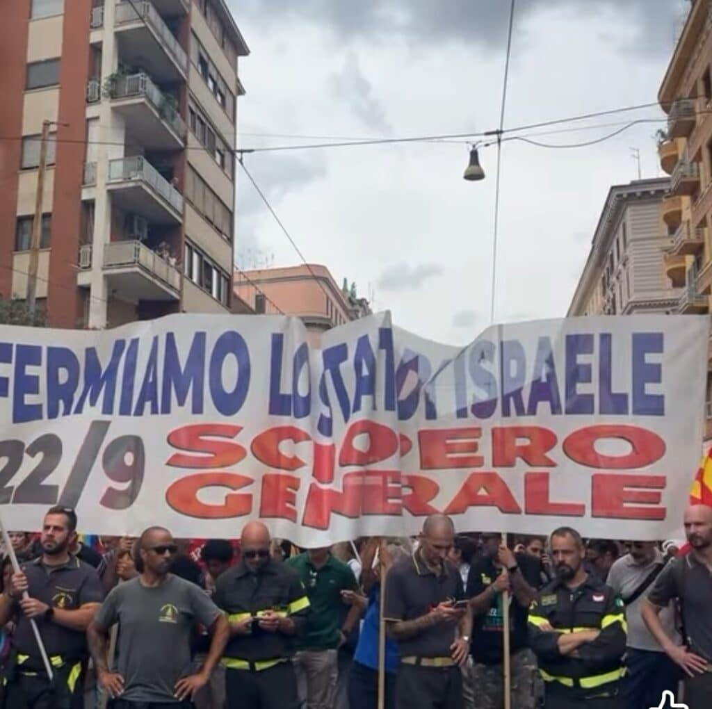 Italia bloccata dallo sciopero generale contro il genocidio in corso in Palestina 1
