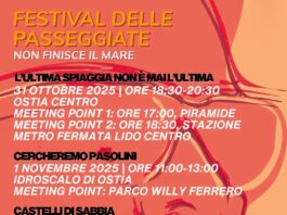 Ad Ostia, dal 31 ottobre al 2 novembre il “Festival delle passeggiate” in onore di Pier Paolo Pasolini
