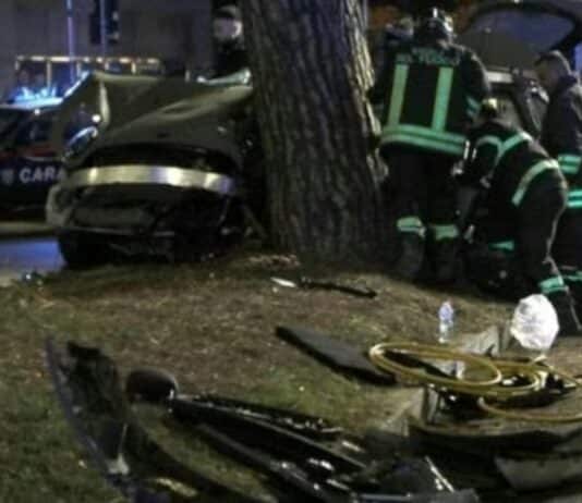 Roma, tragica gara di velocità su via Cristoforo Colombo, un morto e tre feriti