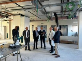 Messa con il Vescovo in ospedale e sopralluogo nei cantieri di ostetricia e ginecologia