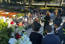 Il sindaco di Nettuno alla cerimonia del Veterans Day