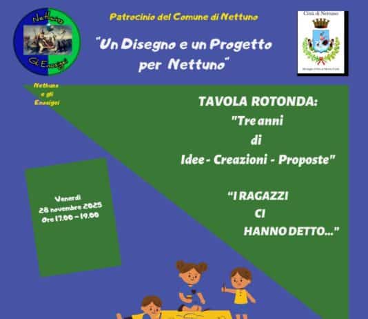 Un disegno e un progetto per Nettuno, venerdì 28 novembre in sala consiliare