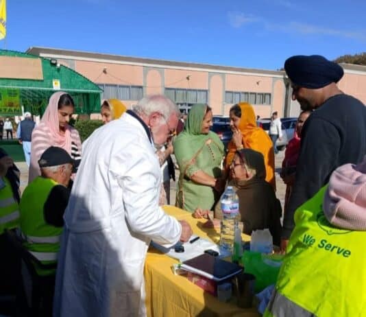 Screening del diabete al Tempio Sikh di Anzio: il Lions Club Roma Litorale Sud al fianco della comunità indiana