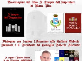 “Il tempio dell’Imperatore”, Marco Nica presenta il suo thriller e dona 19 opere alla biblioteca