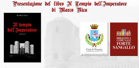 “Il tempio dell’Imperatore”, Marco Nica presenta il suo thriller e dona 19 opere alla biblioteca