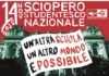 Venerdì sciopero studentesco in tutta Italia: “un’altra scuola, un altro mondo è possibile”