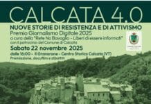 Sabato 22 novembre: la 6° edizione di Calcata 4.0 dedicato al giornalismo digitale e alle nuove storie di resistenza e attivismo