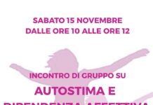 Roma, “Autostima e dipendenze affettive”, incontro sabato 15 novembre alla Casa Internazionale delle Donne