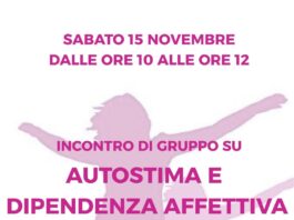 Roma, “Autostima e dipendenze affettive”, incontro sabato 15 novembre alla Casa Internazionale delle Donne