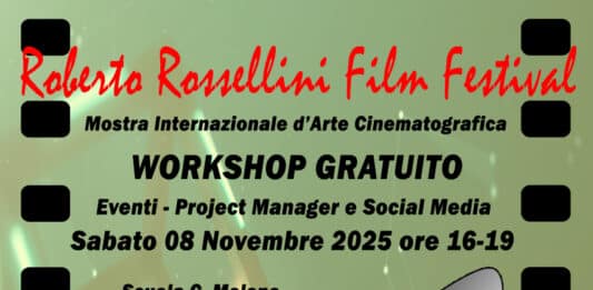 Ladispoli, Rossellini Film Festival annuncia un workshop gratuito dedicato all’organizzazione di eventi