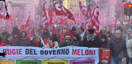 Cgil, mezzo milione in piazza contro legge di bilancio ritenuta ingiusta e dannosa