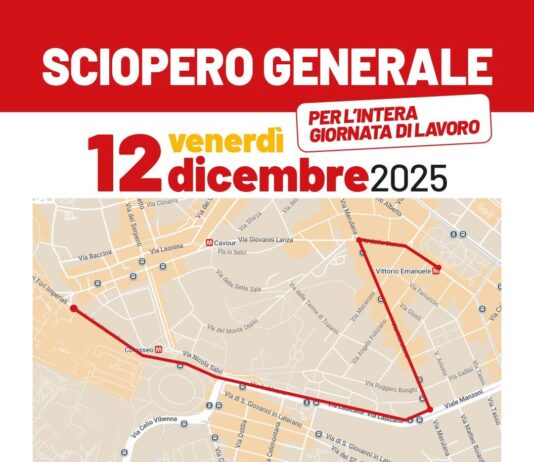 Sciopero generale venerdì 12 dicembre: stop a treni, mezzi, sanità e scuola