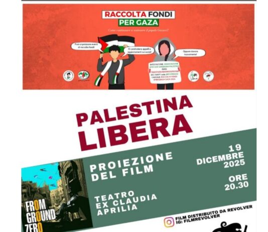 Aprilia, il 19 dicembre alla ex Claudia di Aprilia, la proiezione del film “From Ground Zero”