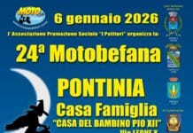 Pontinia, 6 Gennaio in piazza della Libertà la Motobefana