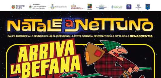 il 6 gennaio la befana scende dal Comune di Nettuno