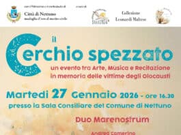 Nettuno, il 27 gennaio, Un evento tra Arte, Musica e Recitazione in memoria delle vittime degli olocausti