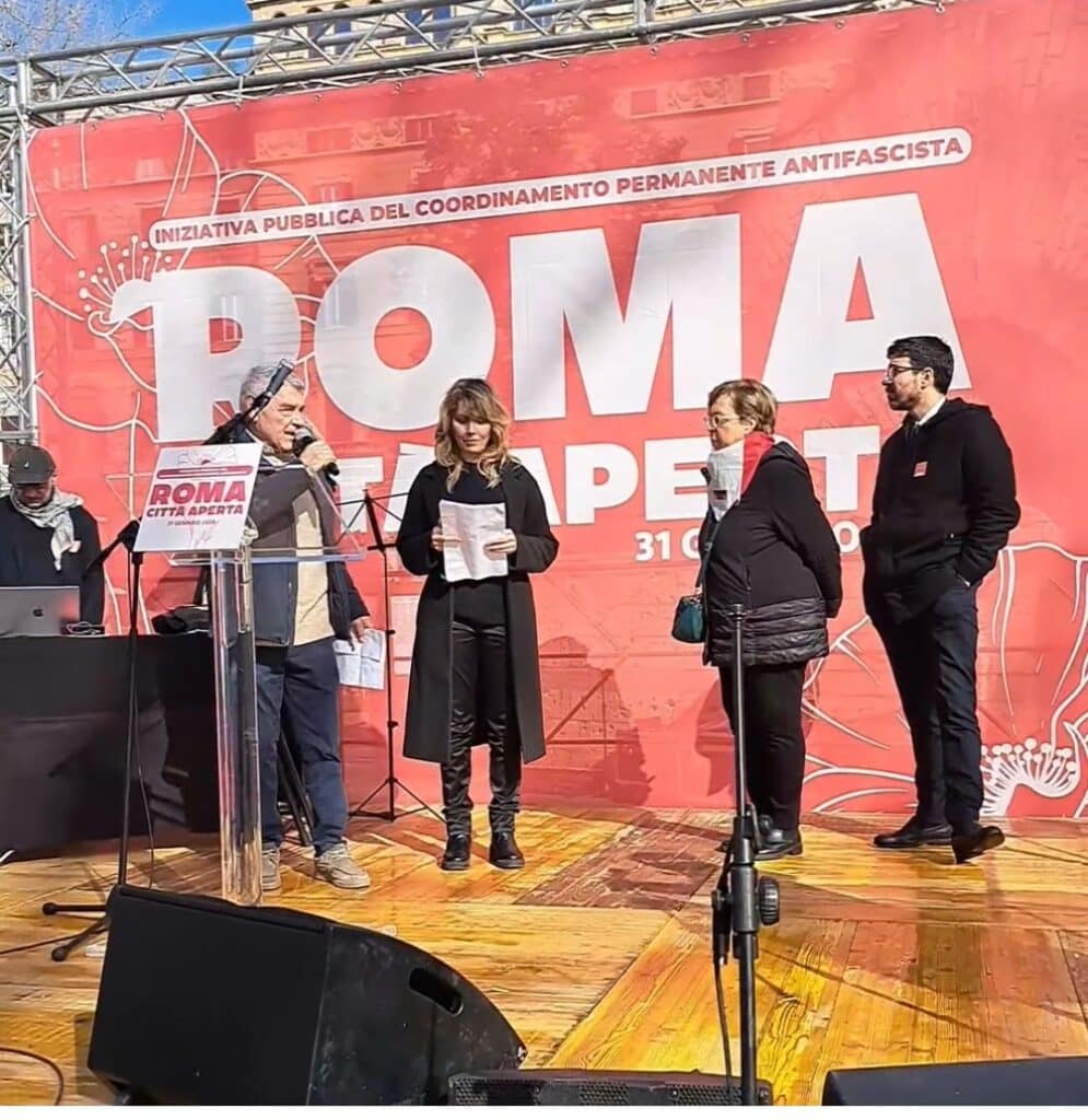Dal palco di "Roma città Aperta": "siamo uniti per tenere insieme vigilanza democratica e difesa della Costituzione" 3