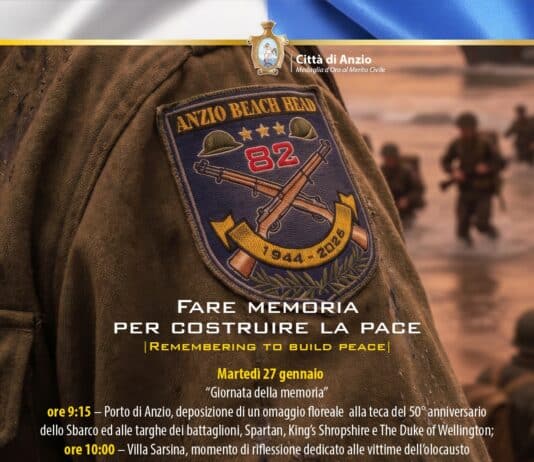 Anzio, Giornata della memoria, le iniziative in programma martedì 27 gennaio