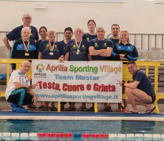 Nuoto. Pioggia di medaglie per l’Aprilia Sporting Village ai Regionali del Lazio